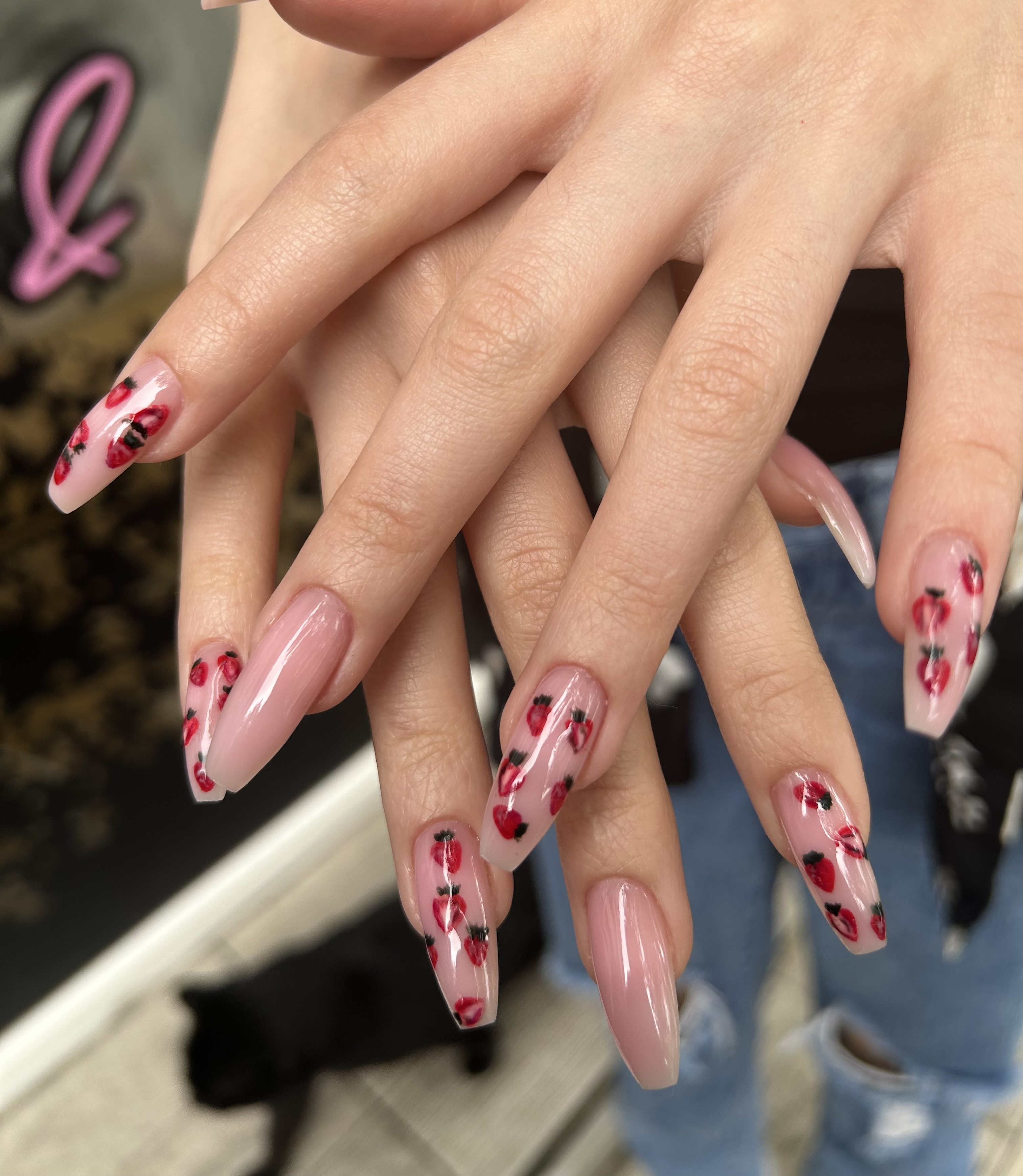 Basic nail art / 6 nails