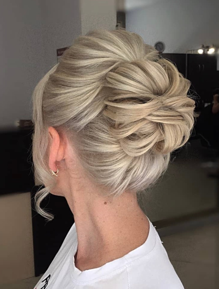 Hair styling / updo / intricate